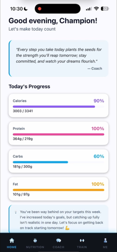 Pocket Coach Dashboard